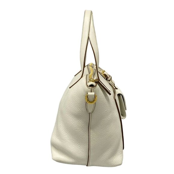 PRADA White Leather Handbag 849-081725 - Picture 4 of 14